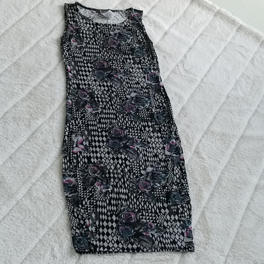 Floral dress.